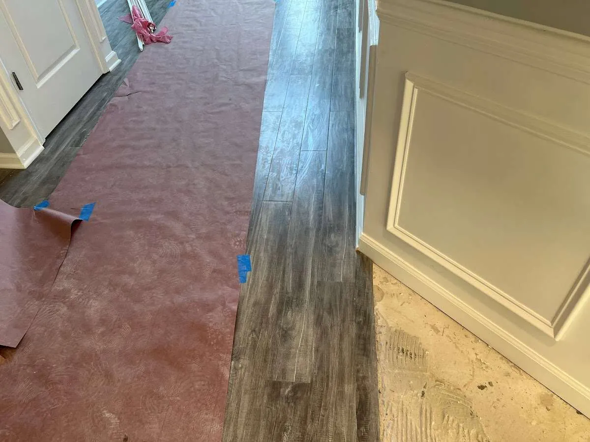 Completed marble shower restoration in Beaufort